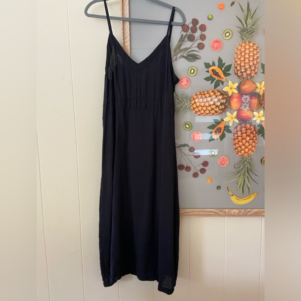LACAUSA Alma Slipdress in Black